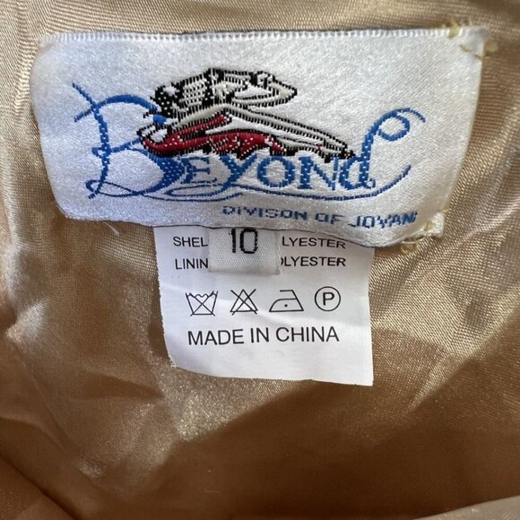 Jovani Y2K Leopard Print Cross Back Beaded Formal Gown $495 - Picture 11 of 12